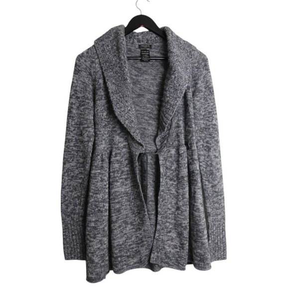 Aritzia Talula Lambswool Cashmere Blend Heavy Marled Knit Cardigan Size Small - Picture 1 of 6